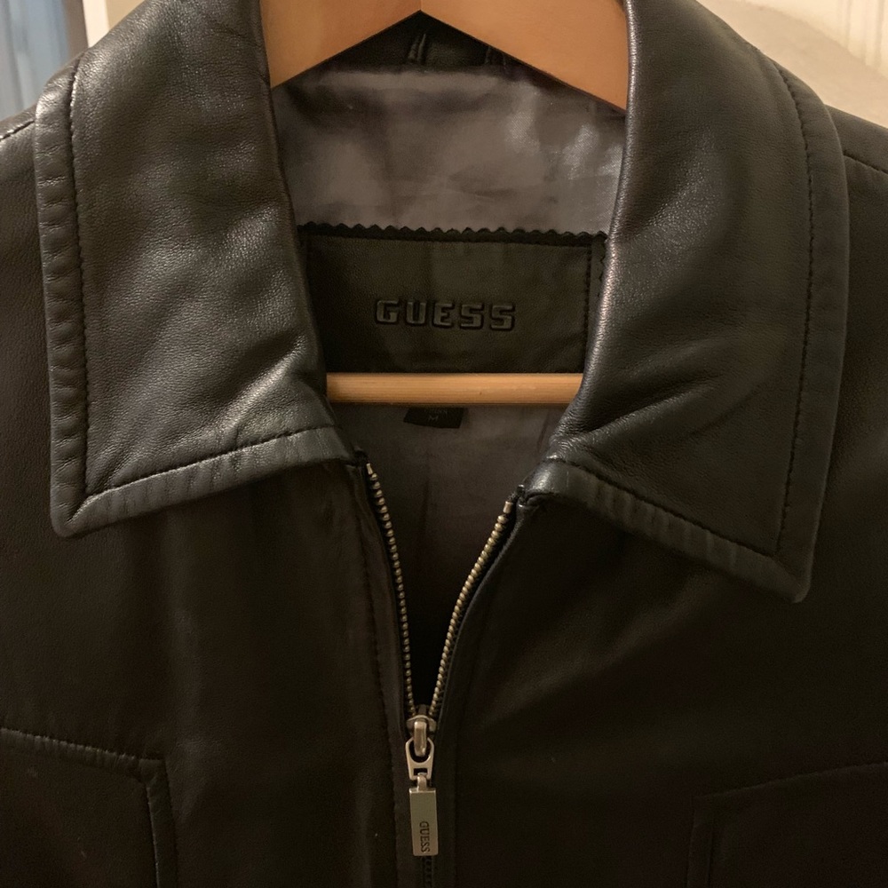 Guess Leather Jacket - image 3